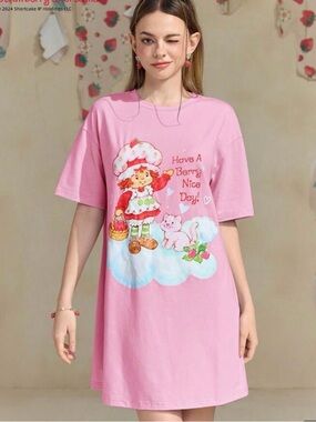 Pink Strawberry Shortcake Nightgown